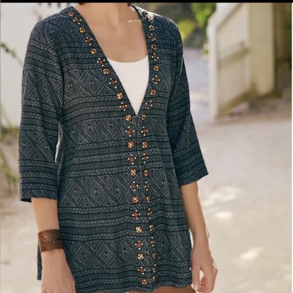 Soft Surroundings Beatrice Topper cardigan small